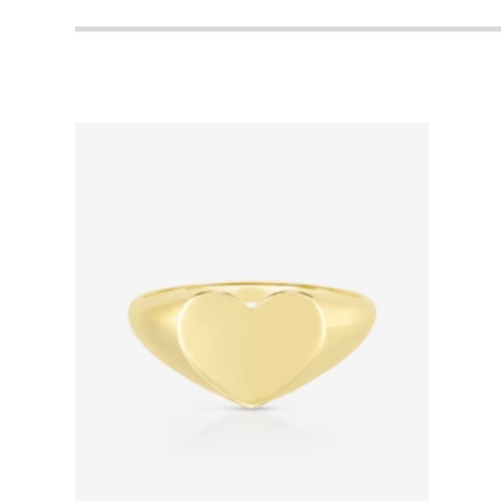 RC 14k Gold Heart Ring